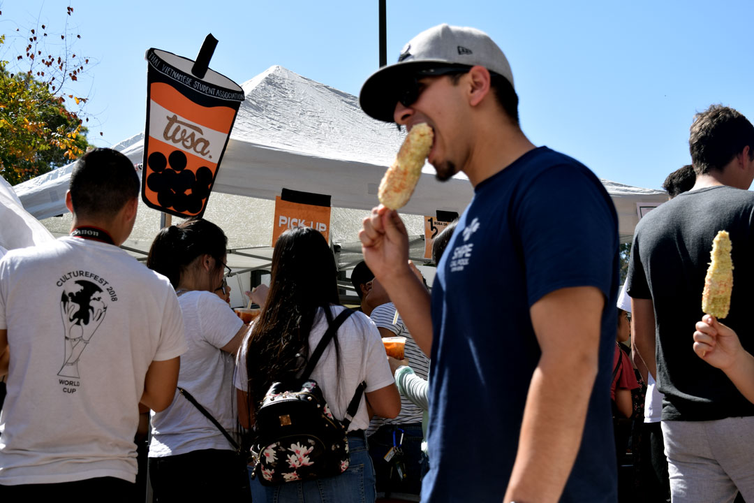 October 12, 2019 | UU Plaza | Each stall's product, whether it's TVSA's popular Thai tea boba or PCE's lumpia, brings a taste of culture to the table.